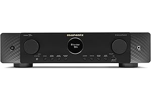 Marantz Cinema 70s Slimline 7.2 Amplifier, Amplifier HiFi, Alexa Compatible, 6 HDMI Inputs and 1 Output, 8K Video, Bluetooth, Wi-Fi, Music Streaming, Dolby Atmos, AirPlay 2, HEOS Multiroom, Black