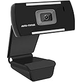 AutoFocus Full HD 5MP Plug and Play USB Video Web Cameras with Microphone for Computers PC Laptop Support Work Conference Cal