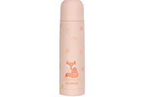 Miniland Thermy Candy 500ml. Thermos en acier de haute qualité pour garder les liquides chauds et froids pendant plus de 24 heures.