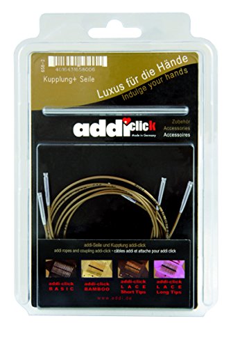 Preisvergleich Produktbild Addi 658-2 Click Seil Set, gold / silber
