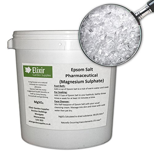 EPSOM SALT PHARMACEUTICAL GRADE MAGNESIUM SULPHATE TUB 10kg