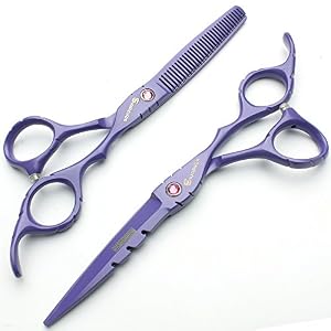 6 inch Japan 440c Sharp Professional Hairdressing Scissors 17.5 Hairdresser Hair Cutting and Hair thinning Dedicated… - Image 9