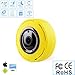 Produktbild 360°Panoramische IP Fisheye Kamera 960P HD Ir überwachung Wireless Wifi Nachtsicht Webcam Wlan Objektiv Fisheye Weitwinkel 128G Lagerung Mit Aufzeichnung Zwei-Wege-Windows-Phone(Gelb)