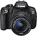 Canon EOS 700D Appareil photo num&eacute;rique R&eacute;flex Kit Bo&icirc;tier + Objectif 18-55 Mm IS STM 18 Mpix Noir
