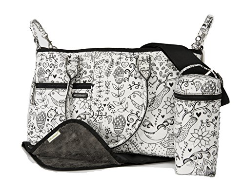 Melobaby Melotote Changing Bag (Love Black and White)