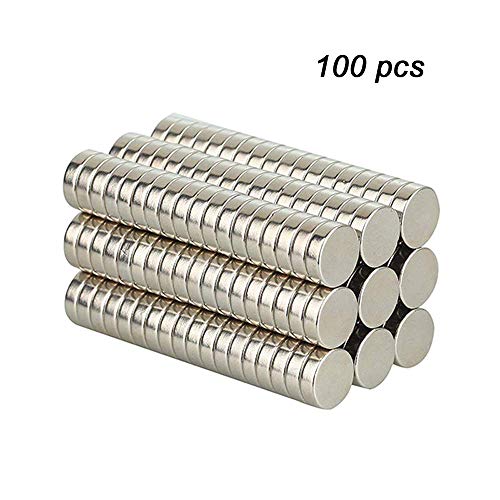 Erlliyeu - Magneti Rotondi al neodimio, 50 Pezzi, 4 x 2 mm