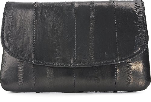 Preisvergleich Produktbild BECKSÖNDERGAARD, Damen Geldbörsen, Börsen, Portemonnaies, Brieftaschen, Leder, Schwarz, 11,5 x 7,5 x 1 cm (B x H x T)