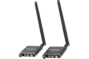 2. Wireless Audio Transceiver No Delay Audio Transmitter & Receiver3.5Mm Input Output (EU Plug)