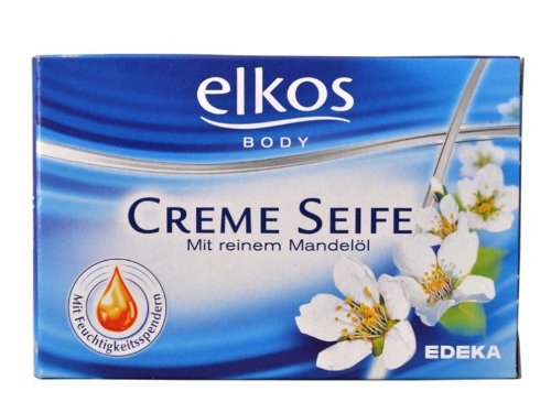 Elkos Body Creme Seife mit reinem Mandelöl 150g Elkos Body Creme Seife mit reinem Mandelöl 150g