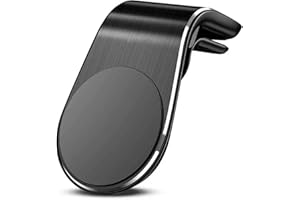 NYXIFYLO Mobile Phone Navigation Magnetic Bracket, L Type 360° Rotatable Car Phone Mount, Magnetic Navigation Holder (Black)