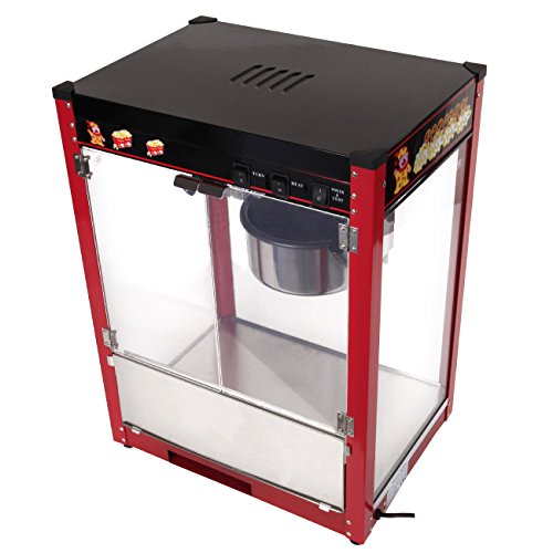 Ridgeyard 1370W Premium 8oz Kommerziell Popcorn Pop Mais Maker Popper Maschine Popcornmaschine Popcornautomat 1/2 (Pan / min) - 3