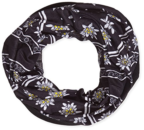 Had Pañuelo Head Accessoires Original, Edelweiss Fleece/Black WM (Tela Polar Flor de Las Nieves/Negro), Talla única, HA210-0273