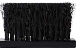 PETSTIBLE Brosse rectangulaire pour cheminée avec manche en bois - Tête de brosse pour cheminée
