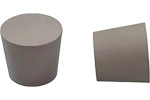 DUGO Gummistopfen, Pfropfen aus Naturkautschuk - 2 Stück - Größe wählbar (oben ø34mm x unten ø28mm x Länge 30mm)