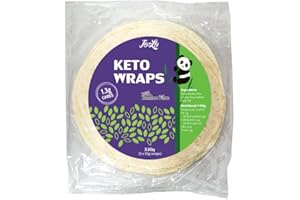 Jo-Lo Very Low Carb & Keto Tortilla Wraps (Pack of 6) - 1.3g Carbs / 7" Wrap (1)
