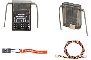 MOOKEENONE AR6200 2.4G 6 Channel Receiver/Satellite for Spektrum Spek Generic DX6i DSM2