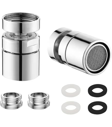 Aeratore Per Rubinetto M24 In Acciaio Inox - Con Filtro ABS, Risparmio Idrico, Per Cucina E Bagno - Foto 6