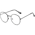 SAINTIMO Santimo Valtina Full Rim Round Latest and Stylish Sunglasses Transparent Blue Light Blocking Computer Glasses