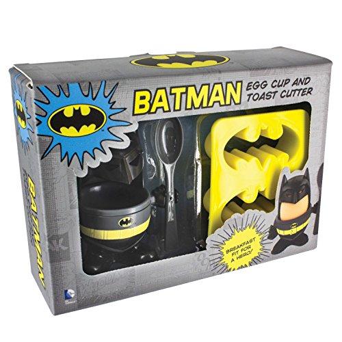 Batman Eierbecher für Kinder, Geschenke für Jungen, Kinderfrühstückset, DC-Ware - 2