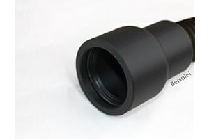 Generisch Adapter für Luft Absaugschlauch | Staubsaugerschlauch zum Aufschrauben - Werkstattabsaugung | Späneabsaugung (DN50 mit HT Muffe, 32mm Schlauch Innen-Durchmesser)