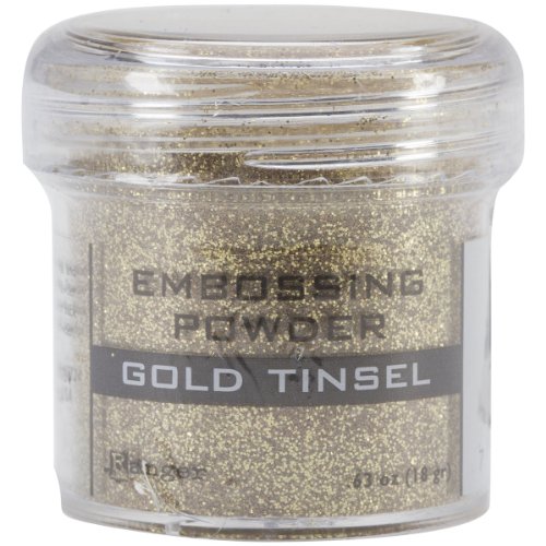 Embossing Powder 1oz Jar-Gold Tinsel