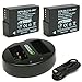 Produktbild Wasabi Power Batterie (2-Pack) und Dual-USB-Ladegerät für Panasonic DMW-BLC12, DMW-BLC12PP, DE-A79, DE-A79B