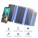 Produktbild Soluser Wireless Solar Ladegerät 20000mAh Powerbank mit 3 Solarpanel & Starker LED-Taschenlampe Tragbare Externer Akku für Smartphones/Handys