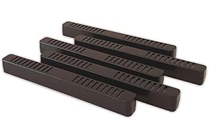 Coumo 5X Humidor Befeuchter lang | schwarz | für 50 Zigarren | Inkl. Acrylpolymere