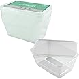 Reusable Plastic Takeaway Containers with Lids, 10pcs 1L Capacity Prep Boxes Perfect for Home, Food Prep, Catering Kitchens Microwave & Freezer Safe Food Containers