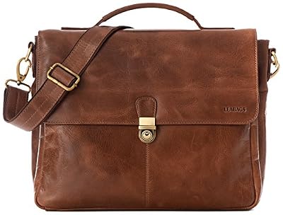 LEABAGS Texas sac bandoulière rétro-vintage en véritable cuir de buffle - CrazyVinkat