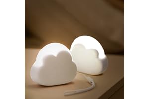 ANNMORE Lampka nocna dla niemowląt Akumulator Zestaw 2 Chmura Podróżna Lampka nocna Dziecko Nomad Prezent Noworodek Akcesoria Do Sypialni