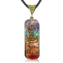 Jewever Rose Quartz Chakra Necklace - Tumbled Crystal Chip Stone Healing Jewelry For Women, Wealth & Luck Balance - View #11