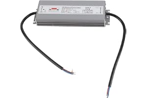 KIMISS HRUW-60W-12V Ultra-tunn Vattentät Strömförsörjning 100-240VAC-IP67-klassad Transformator för LED-stripljus, CCTV-kameror och Utomhusapplikationer