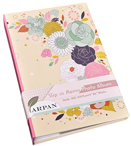 Arpan   lbum de fotos para 300 fotos de 10 x 15 cm  rosa salvaje