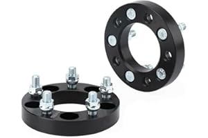 dynofit 5x4.5 to 5x4.5 Wheel Spacers Fit for Je-ep XJ KJ KK TJ ZJ KJ KK, (Set of 4) 5x114.3 1"(25mm) 82.5 1/2-20 Forged Solid 5 Lugs for Fo-rd Explorer Mustang Falcon Ranger Edge MKT MKX and More