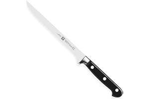 ZWILLING Couteau à Filet, Lame : 18 cm, Fine Lame, Acier Inoxydable, Manche Noir, série Professional S