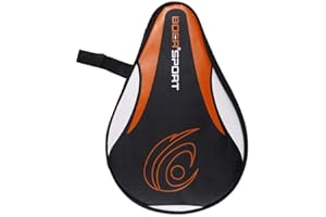 Cikiki Pingpong Sport-Tischtennisschläger-Tasche, tragbar, mit Reißverschluss, Zubehör, D3u2, schützend, wasserdicht, Beruf