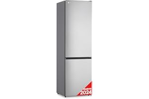 LG GBM22HSADH - Frigorífico Combi, 2m, Clasificación D, capacidad de 358l, inox antihuellas, serie 200