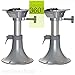 Produktbild wellenshop 2 x Teleskop Stuhlsockel Sitzkonsole 330-435 mm Boot & Wohnmobil