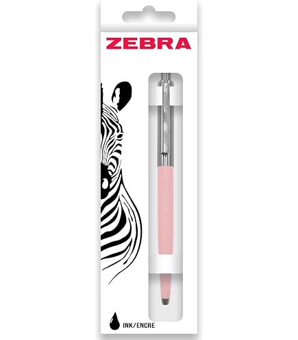 Zebra Pen BLen Druckgelschreiber – 0,7 Mm, Blaue Tinte, Weißer Schaft, 12 Stück
