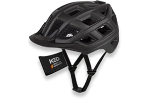 ‎KED KED Crom Fahrradhelm Für Mountainbike, Trekking Und Alltag Mit LED Rücklicht, FIDLOCK Verschluss, Insektenschutznetz