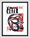 Produktbild AD HOTEL JURA BASEL SWITZERLAND TRAVEL RED BLUE SLEEPING EATING PRINT B12X5904