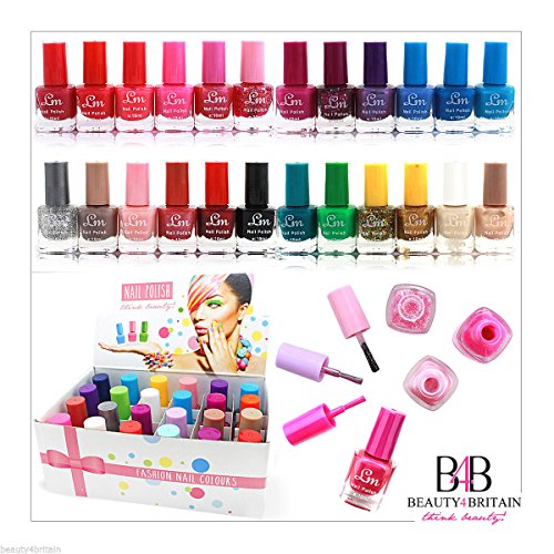 24 NAGELLACK SET 24 VERSCHIEDENEN FARBEN 7 ML SET B PERFEKTE GESCHENK