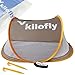 kilofly Flat Top Instant Pop Up Portable UPF 35+ Travel Baby Beach Tent + 2 Pegs