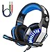 Produktbild Beexcellent gm-2 Gaming Headset mit Mikrofon LED Gaming Kopfhörer für für PS4/xones/PC/Laptop mit Einem gratis Y Splitter