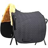 Merauno Lambskin GP/Jumping Square Half Lined-Lammfell Schabracke Kamel (VSS)