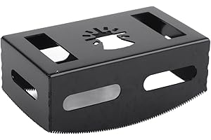 Leopacat Cortador de Ranuras Rectangulares,Cortador de Ranuras Cuadradas Hoja de Sierra Oscilante HSS Caja Eléctrica Segura Hojas de Corte Ranuras Fresa Cuadrada para Metal Clavos Madera Tornillos