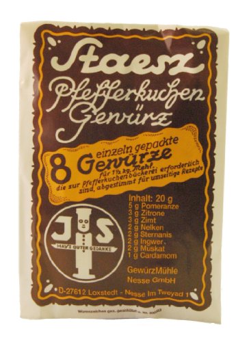Preisvergleich Produktbild Staesz Pfefferkuchengewürz, 20g