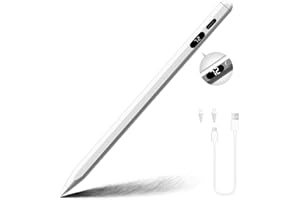 YONGPOW Penna Per iPad (2018-2022),Penna Touch Stylus Ricarica Rapida,Sensibile all'Inclinazione & Rifiuto del Palmo,Stylus Pen Compatibile iPad 6/7/8/9/10, Pro 11/12.9/Air 3/4/5,Mini 5/6