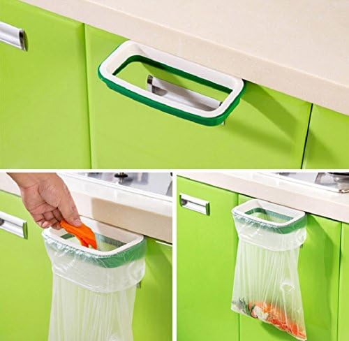 Stand The Pocket Clip Rear Storage Rack Kitchen Hanging Kitchen Cupboard Bin Waste Paper Bin Bin*5